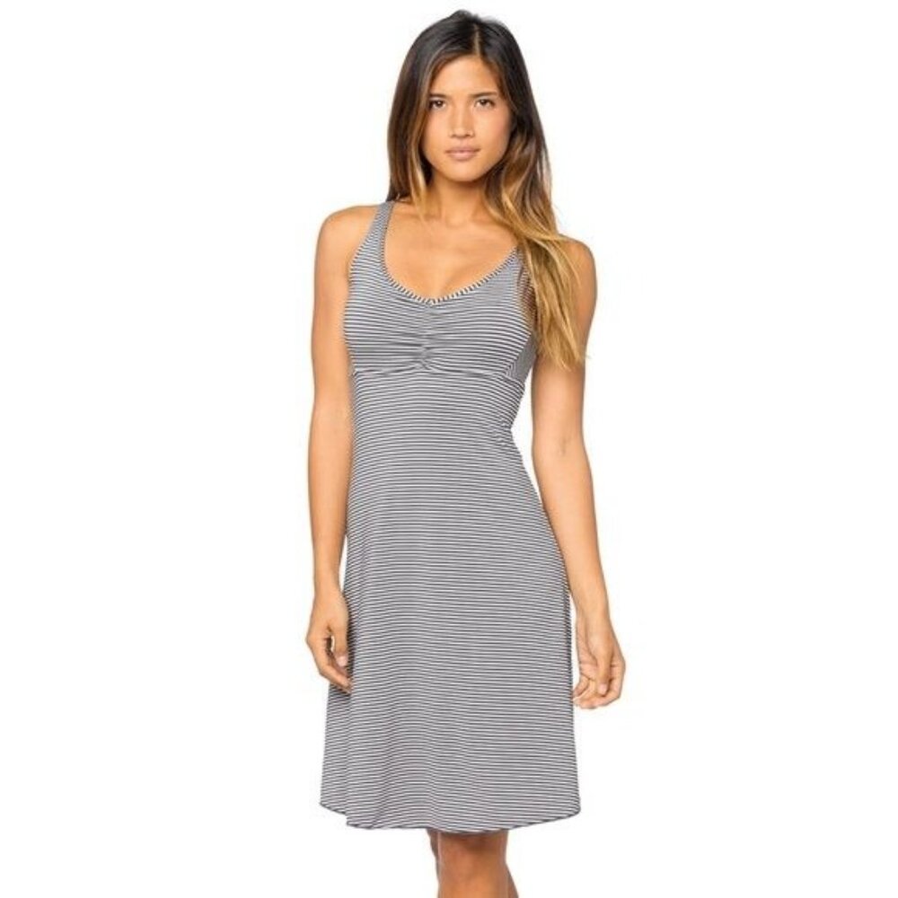 PrAna Striped Rebecca Dress Womens Sz S